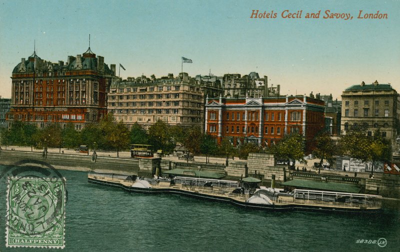 Hotely Cecil a Savoy, Londýn od French Photographer