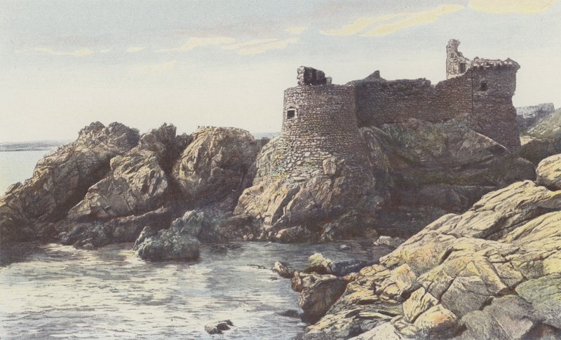 Ile DYeu, Starý hrad, pohled na jihovýchod od French Photographer