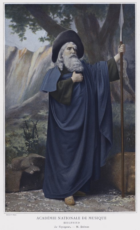 Jean-Francois Delmas jako Tulák v Siegfriedu (barevné foto) od French Photographer