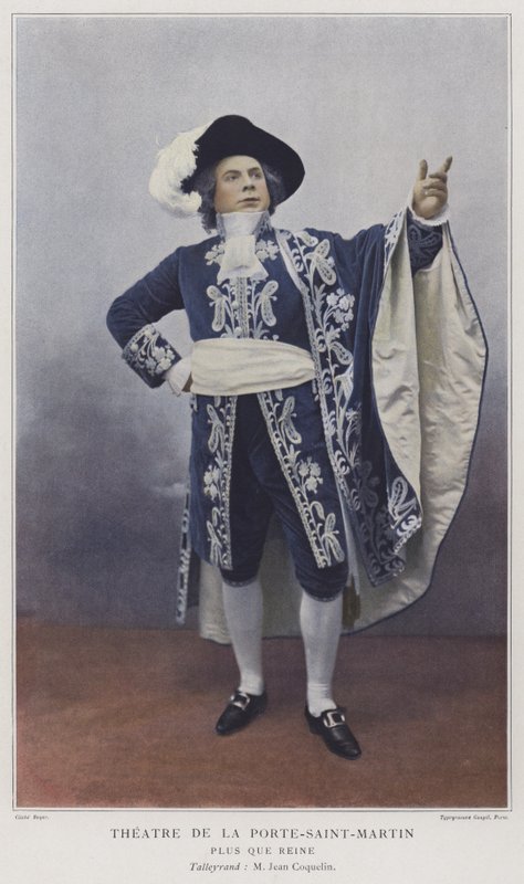 Jean Coquelin jako Talleyrand ve filmu Více než královna (barevná fotografie) od French Photographer