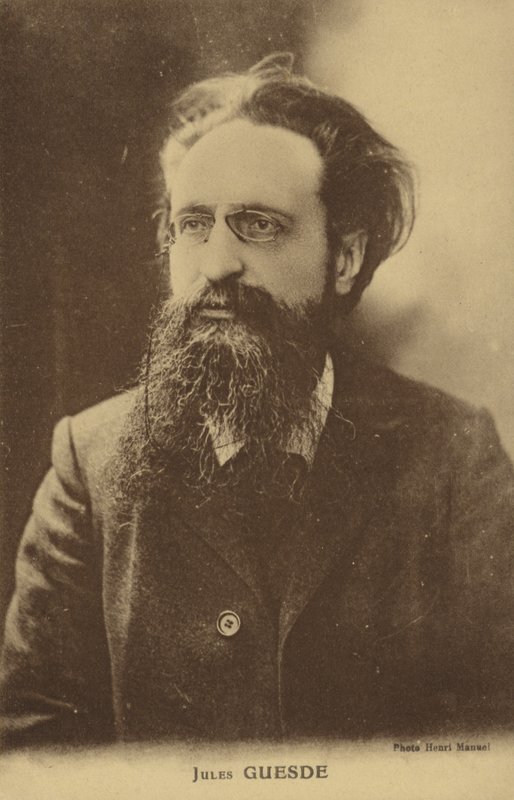 Jules Guesde (1845-1922), francouzský novinář a socialistický politik od French Photographer