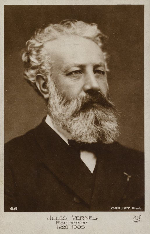 Jules Verne (1828-1905), francouzský romanopisec od French Photographer
