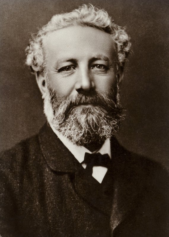 Jules Verne (1828-1905), francouzský romanopisec od French Photographer
