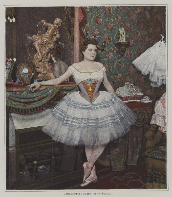 Julia Subra, italská baletní tanečnice (barevné foto) od French Photographer