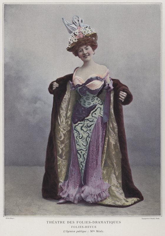 Juliette Mealy , francouzský herec a zpěvák (barevné foto) od French Photographer