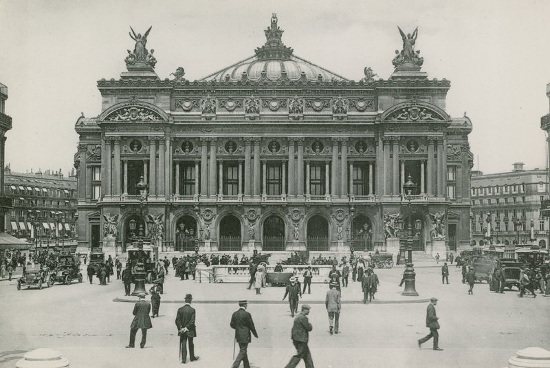 LOpera, Academie Nationale de Musique, Opera, National Academy of Music (fotogravírování) od French Photographer