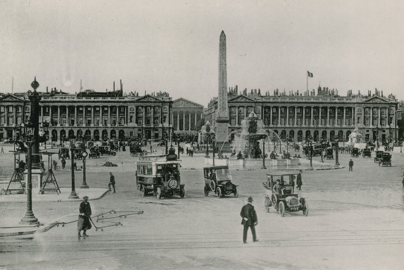 La Place de la Concorde, Místo svornosti (fotoryt) od French Photographer