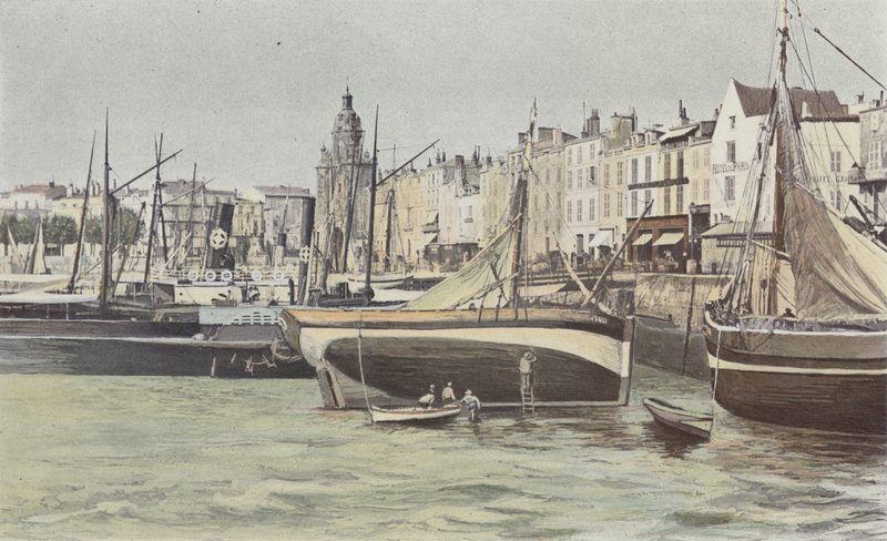 La Rochelle, rybářský přístav a Porte de l