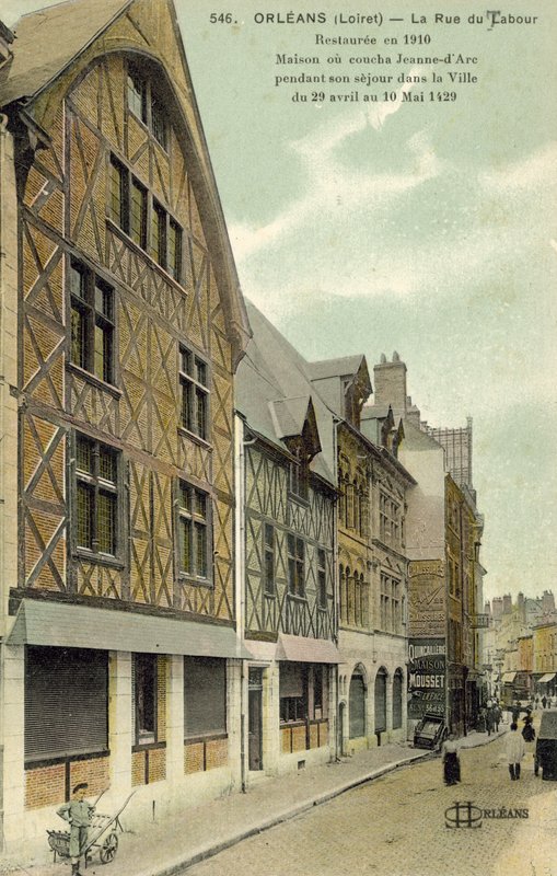Rue de Labour, Orleans (barevná fotografie) od French Photographer