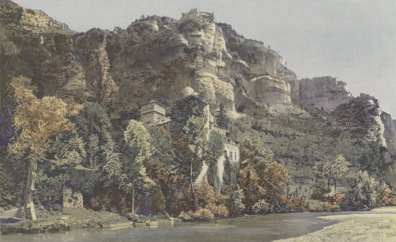 Laval-du-Tarn, Chateau de la Caze, na pravém břehu Tarnu od French Photographer
