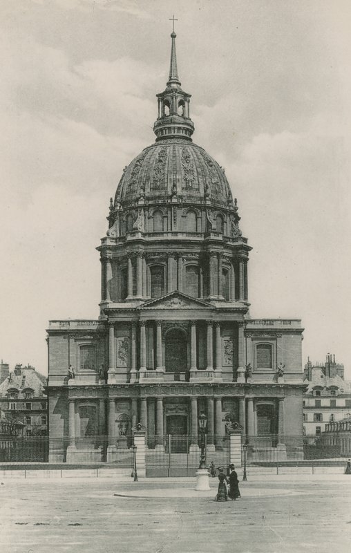Le Dome de lHotel des Invalides, Dome of the Invalids (fotogravura) od French Photographer