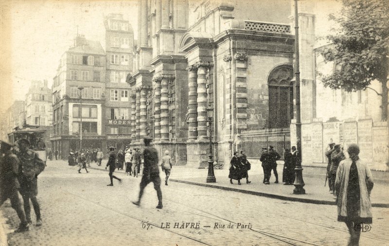 Le Havre, Pařížská ulice od French Photographer