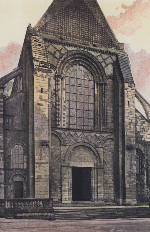 Le Mans, Cathedrale, Facade O od French Photographer