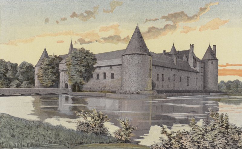 Le Plessis-Bourre, zámek, společně S O od French Photographer