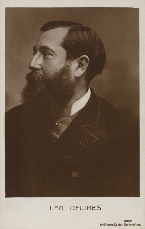 Leo Delibes , francouzský skladatel (1836-1891) od French Photographer