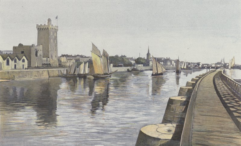 Les Sables-DOlonne, Port Channel a Arundel Tower, sloužící jako maják od French Photographer