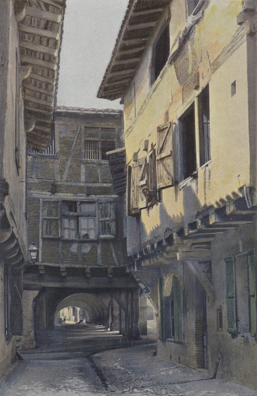 Lisle-DAlbi, vchod do Grande Place od French Photographer