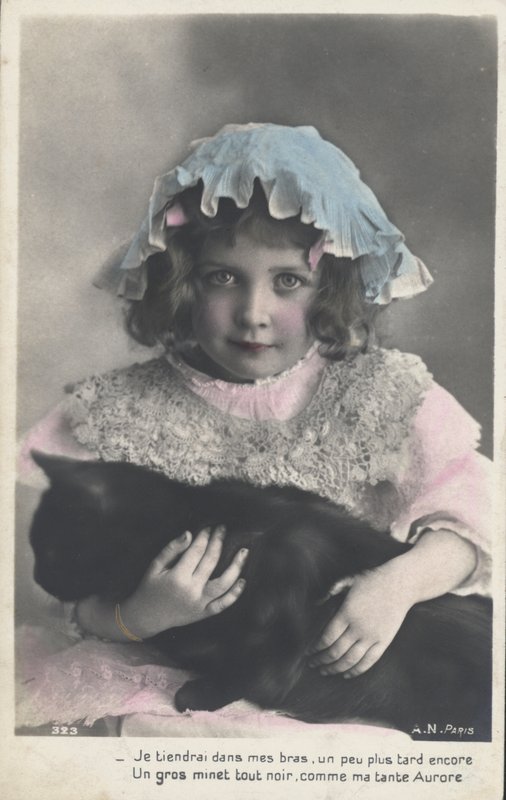Holčička s kočkou od French Photographer