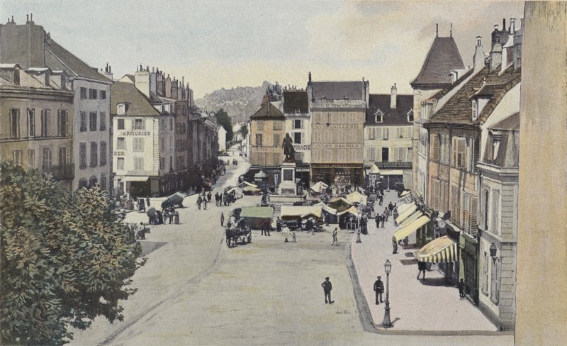 Lons-le-Saunier, náměstí Svobody od French Photographer