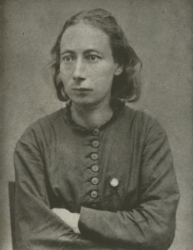 Louise Michel, Pařížská komuna (černobílá fotografie) od French Photographer