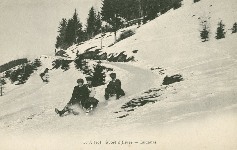 Lugers na hoře (č/b foto) od French Photographer