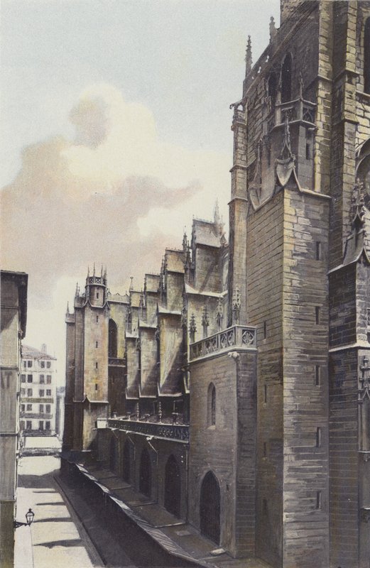 Lyon, kostel St-Nizier, severní fasáda od French Photographer