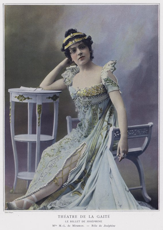 Marie-Louise de Miramon jako Josephine v Le Billet de Josephine (barevné foto) od French Photographer