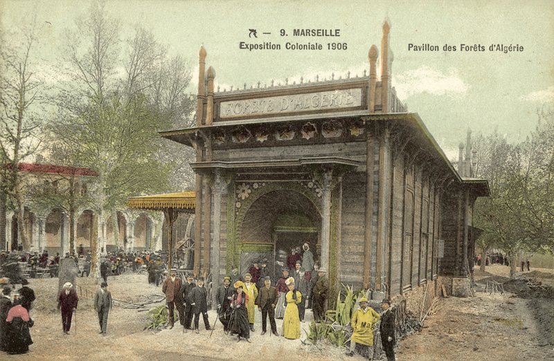 Marseille, Koloniální výstava 1906, Pavillon Des Forets D