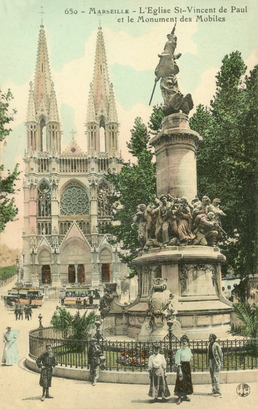 Marseille, Leglist St-Vincent De Paul, The Mobiles Monument od French Photographer