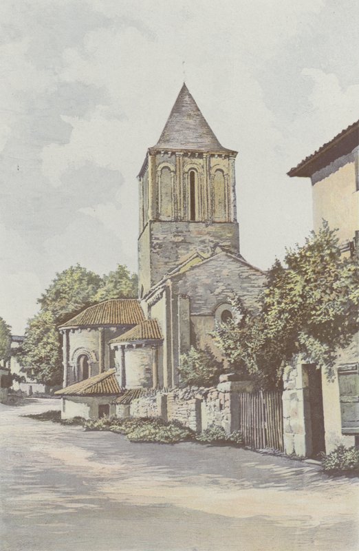 Melle, kostel Saint-Pierre, apsida a zvonice od French Photographer