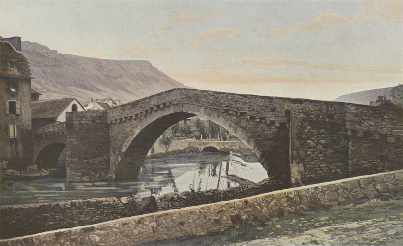 Mende, Pont Notre-Dame, na Lotu od French Photographer
