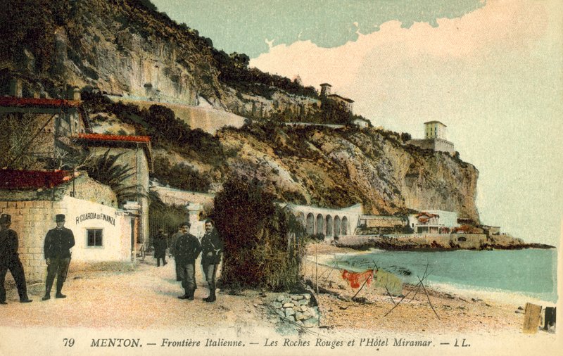 Menton, italská hranice od French Photographer