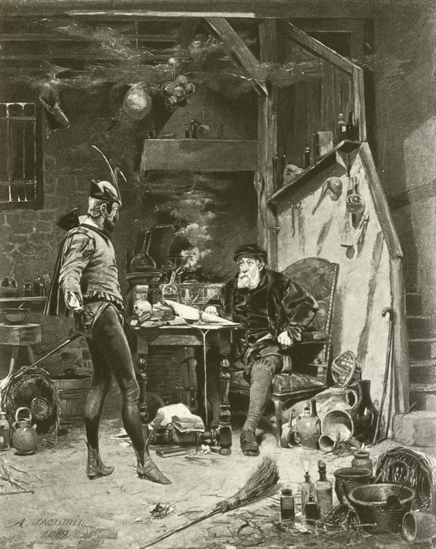 Mefistofeles a Faust (hlubotisk) od French Photographer