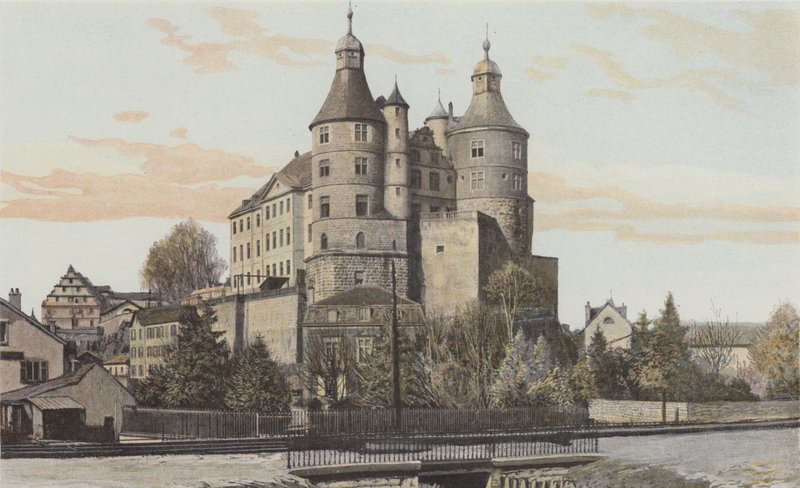 Montbeliard, Pohled na hrad od French Photographer
