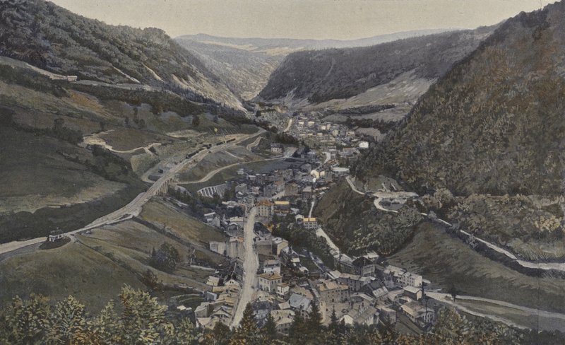 Morez, Celkový pohled pořízený na N od French Photographer