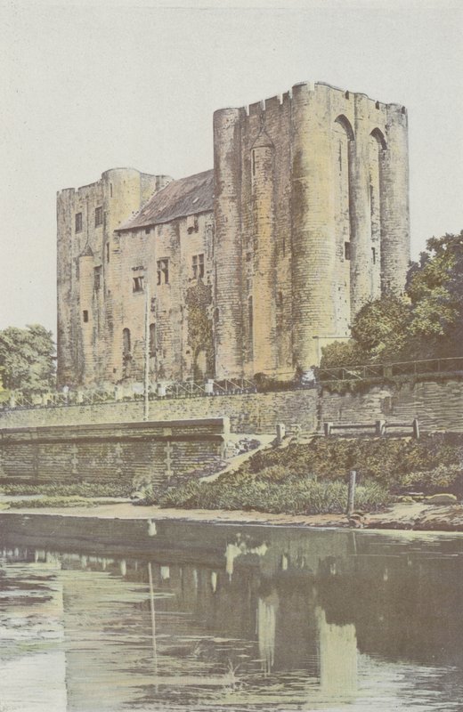 Niort, zámek, pohled z levého břehu Sevre-Niortaise od French Photographer