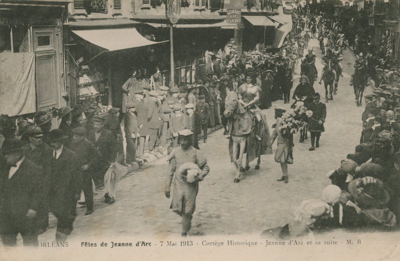 Orleáns, Fetes de Jeanne DArc, 7. května 1913. Pohlednice odeslaná v roce 1913. od French Photographer