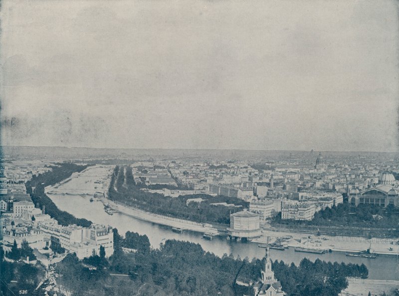 Panorama Paříže, z Trocadera (černobílá fotografie) od French Photographer