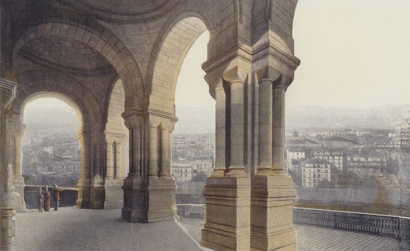Paříž, bazilika Nejsvětějšího srdce, Veranda od French Photographer