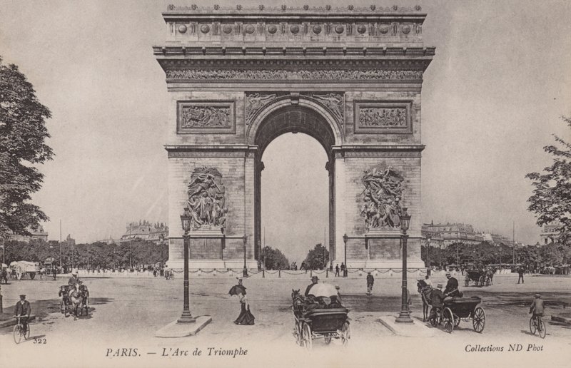 Paříž, Arc de Triomphe od French Photographer