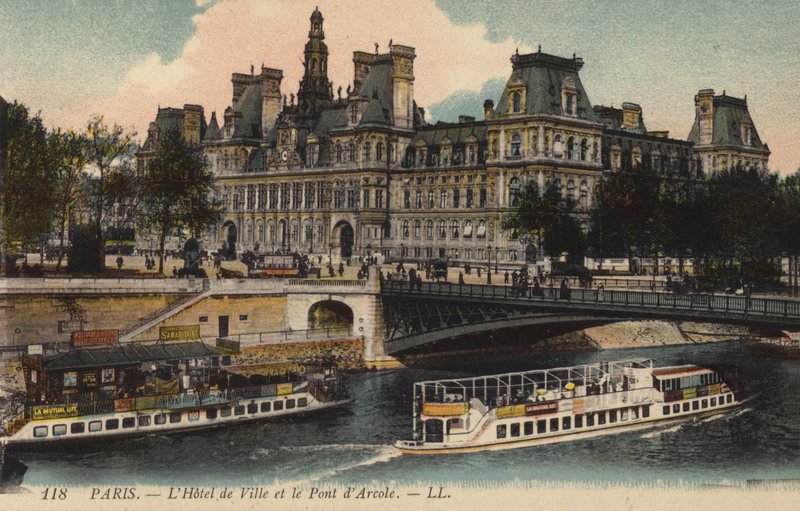 Paříž, radnice, Pont d