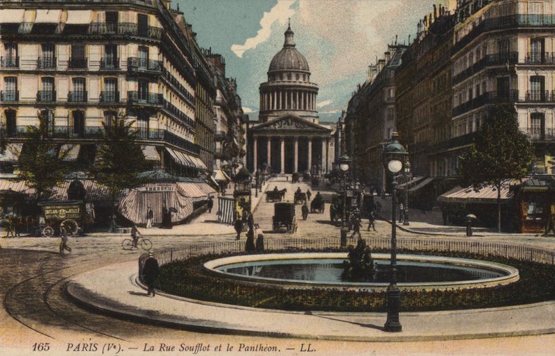 Paříž, Rue Soufflot, Pantheon od French Photographer