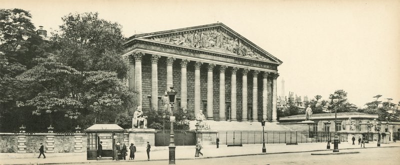 Paříž, Le Palais-Bourbon, Poslanecká sněmovna, Bourbonský palác, Poslanecká sněmovna od French Photographer