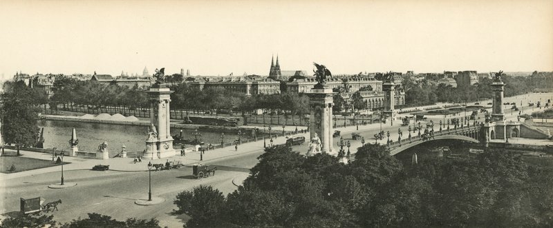 Paříž, Pont Alexandre III, Most Alexandra III od French Photographer