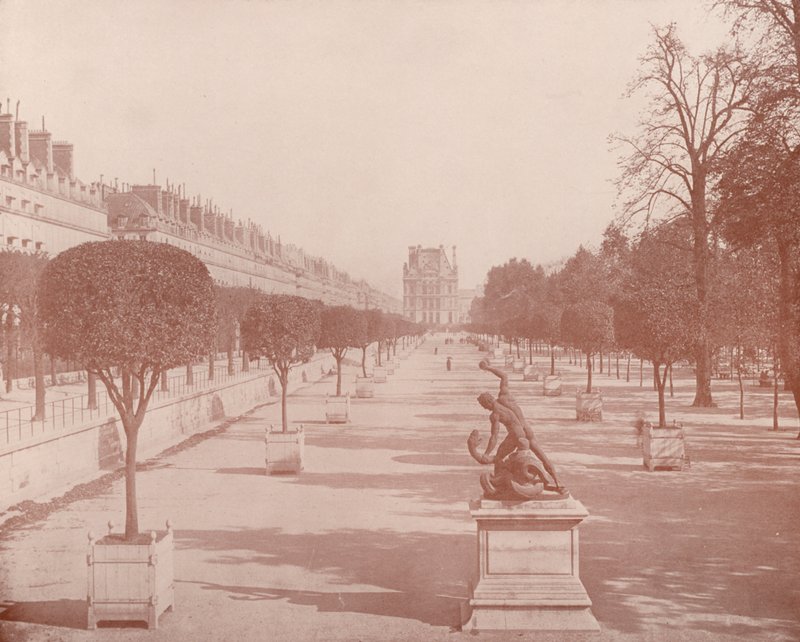 Paříž: The Orangerie, Tuileries Garden (č/b foto) od French Photographer