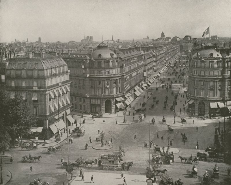 Paříž: Pohled na Avenue de l
