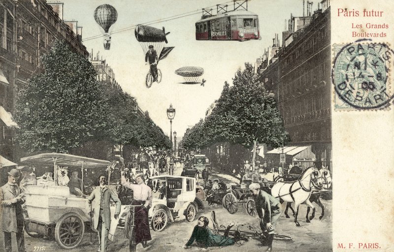 Paříž budoucnosti (barevné foto) od French Photographer
