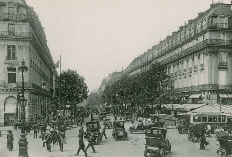 Perspektiva Boulevard des Capucines, Boulevard of the Capucines (fotoryt) od French Photographer