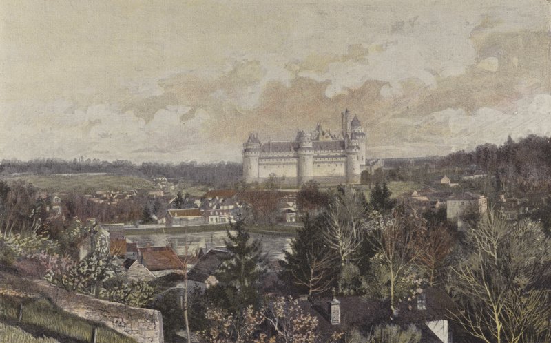 Pierrefonds, Celkový pohled ze skály od French Photographer
