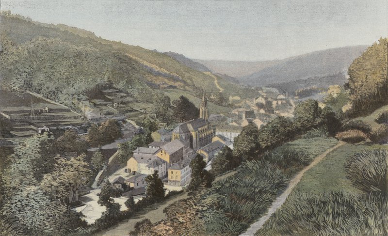 Plombieres, Celkový pohled, převzato z E od French Photographer